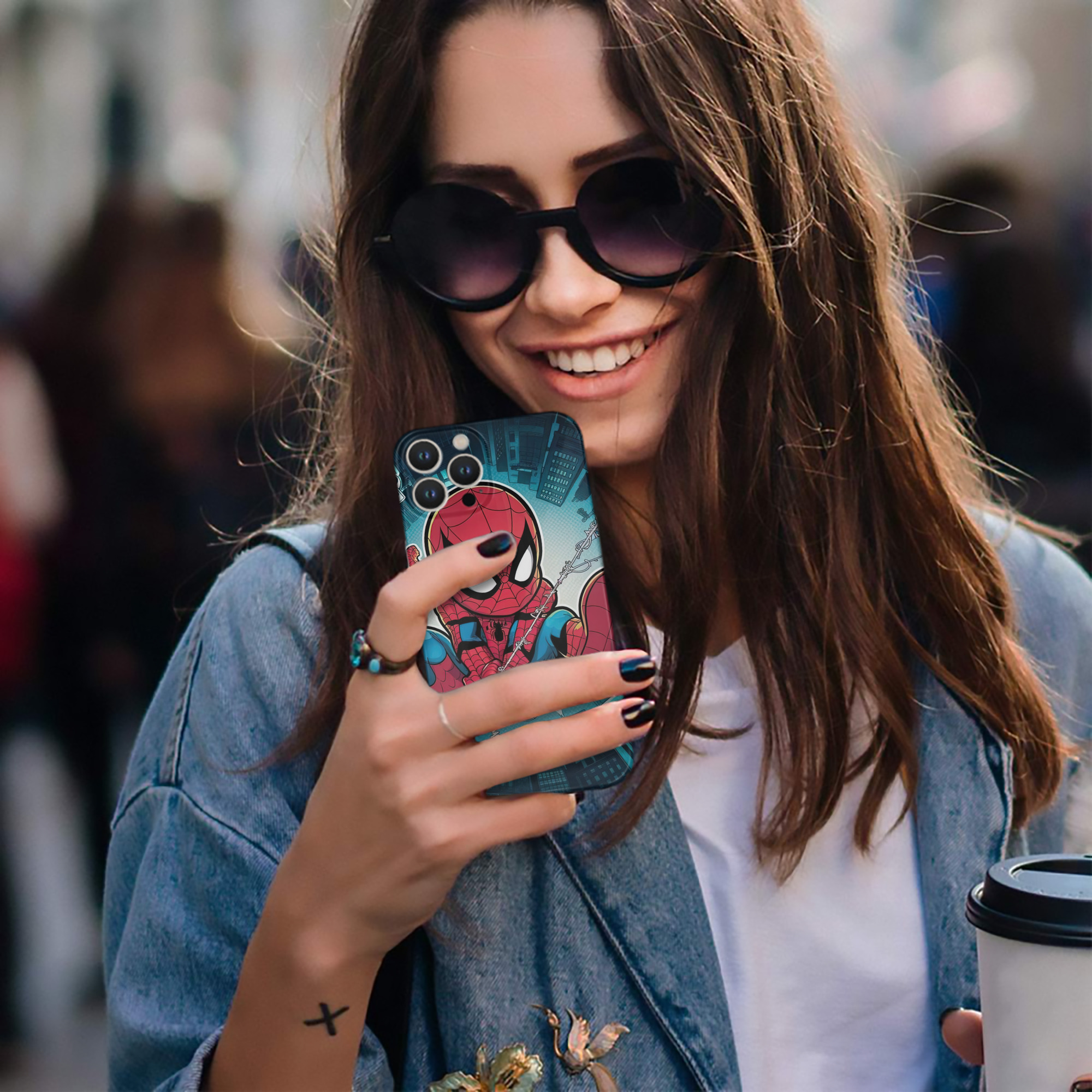 （画像用） Spider Man スパイダーマン 【iPhone 14シリーズ対応】ハードケース
